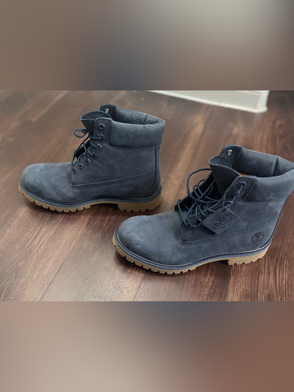 Timberland Premium Insulated Waterproof Boots Navy Blue Men's Size 9.5 No Box